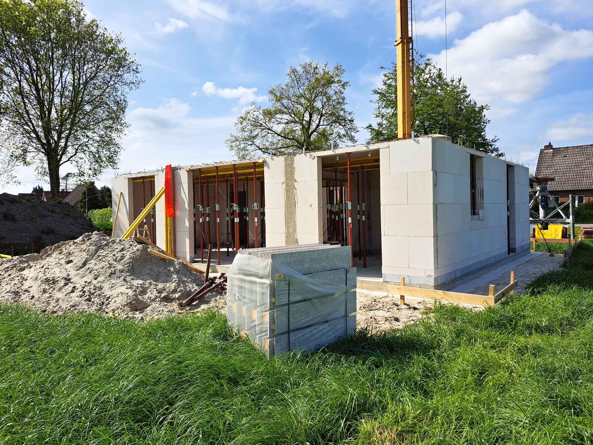 Neubau Einfamilienhaus mit moderner Architektur in Wittmund – Toben Bauunternehmen Ostfriesland