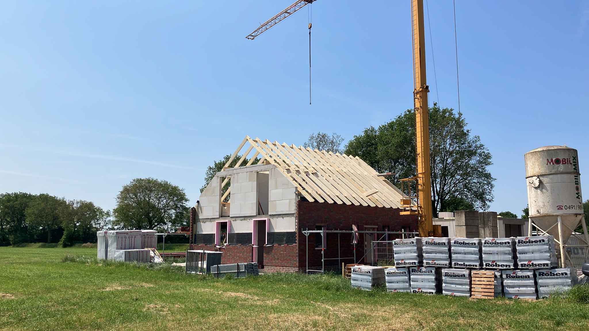Neubau Einfamilienhaus mit moderner Architektur in Wittmund – Toben Bauunternehmen Ostfriesland