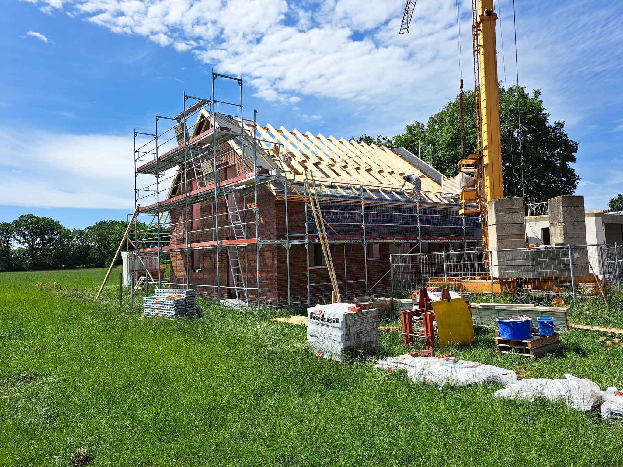 Neubau Einfamilienhaus mit moderner Architektur in Wittmund – Toben Bauunternehmen Ostfriesland