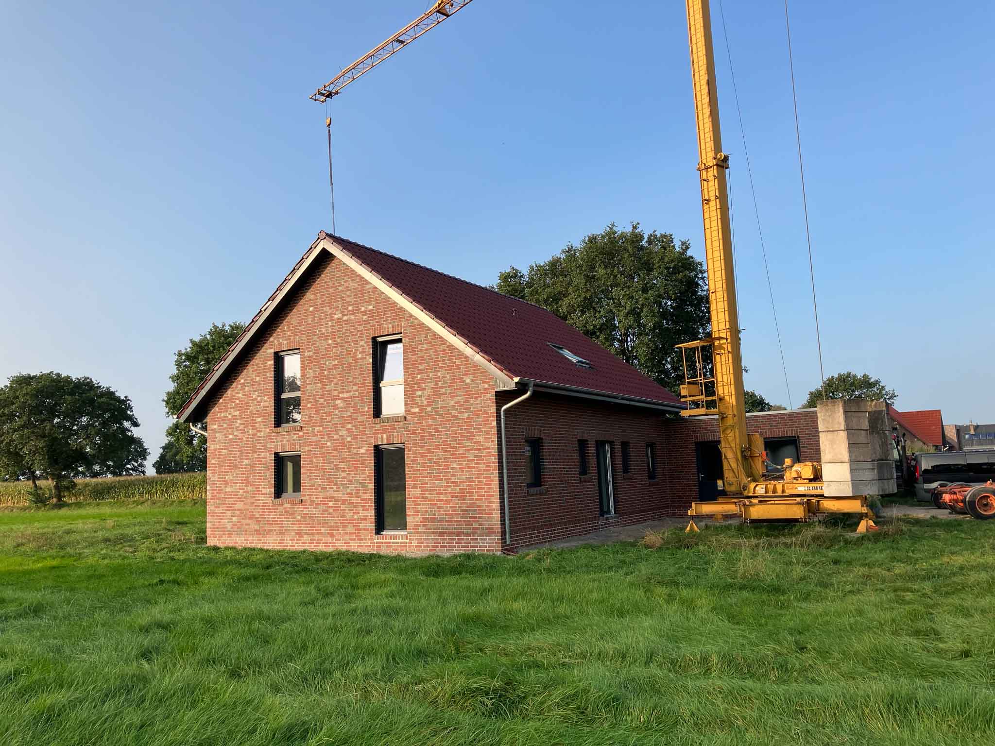 Neubau Einfamilienhaus mit moderner Architektur in Wittmund – Toben Bauunternehmen Ostfriesland